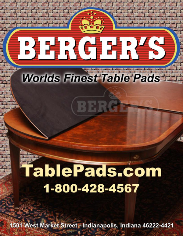 Custom Table Pads Berger's Table Pads